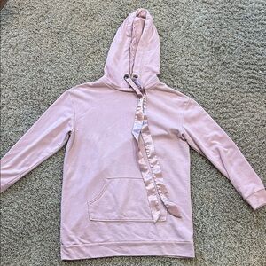 Flirtitude Pink Hoodie Top women’s size M/L
